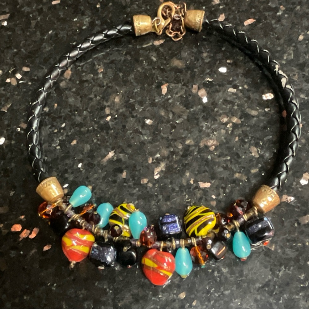 Colorful Glass Chico Beaded Necklace